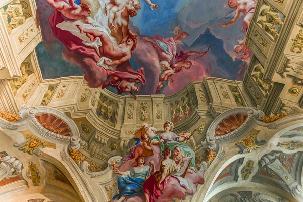Vienna Österrike Maj 2023 Interiörer Fresker Och Arkitektoniska Detaljer Slottet — Stockfoto
