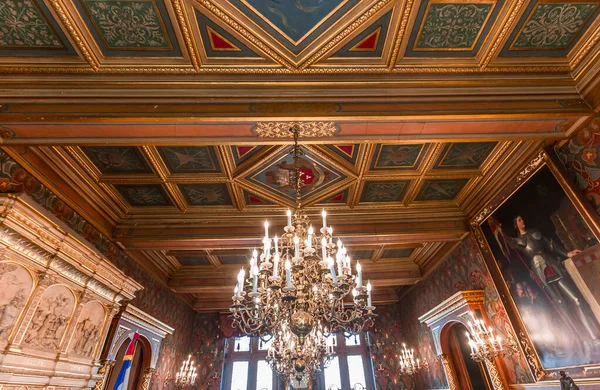 Orleans France April 2023 Interiors Architectural Decors Palace Groslot Historic — Stock Photo, Image