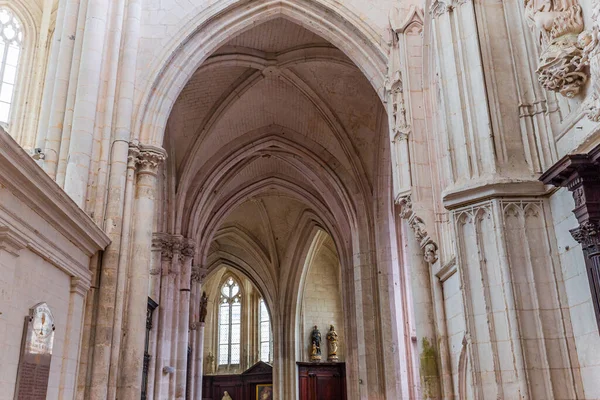 San Riquier Somma Francia Junio 2022 Interiores Decoraciones Arquitectónicas Iglesia —  Fotos de Stock