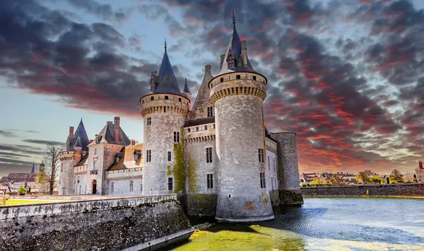 Suly Sur Loire France April 2023 Expectors Fortress Castle Sully — стоковое фото