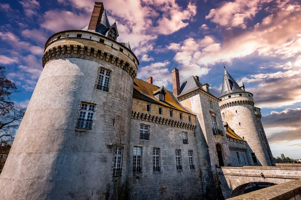 Sully Sur Loire Francie Duben 2023 Exteriéry Pevnostní Zámek Sully — Stock fotografie