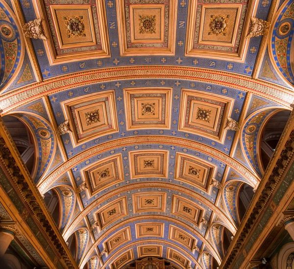 Paris France August 2023 Interiors Details Saint Vincent Paul Chapel — Stock Photo, Image