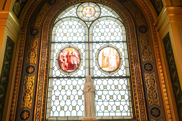Parijs Frankrijk Augustus 2023 Interieur Details Van Kapel Saint Vincent — Stockfoto