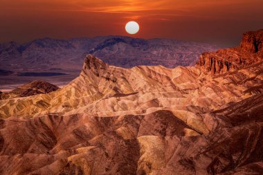 Zabriskie Point, Ölüm Vadisi, Kaliforniya, ABD