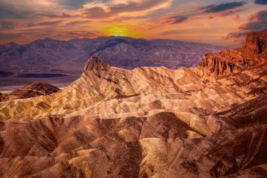 Zabriskie Point, Ölüm Vadisi, Kaliforniya, ABD