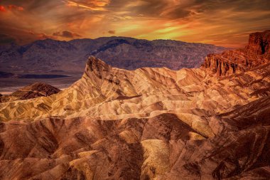 Zabriskie Point, Ölüm Vadisi, Kaliforniya, ABD