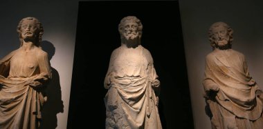 PARIS, FRANCE, 16 ARALIK 2023: Cluny Şapeli, Paris, Fransa