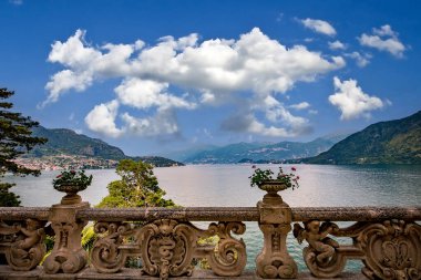 Como Gölü wiew, Bellagio yakınlarındaki, piedmonte, İtalya