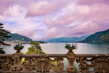 Como Gölü wiew, Bellagio yakınlarındaki, piedmonte, İtalya