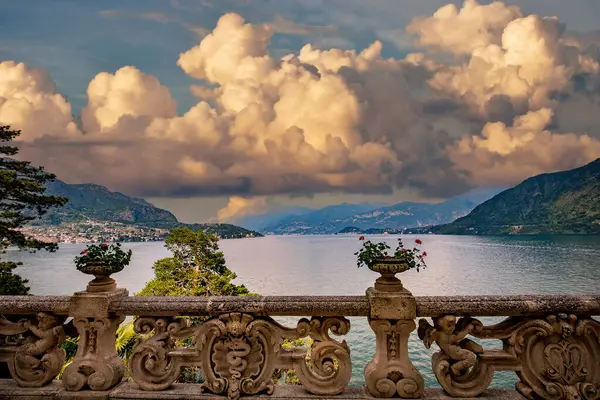 Como Gölü wiew, Bellagio yakınlarındaki, piedmonte, İtalya