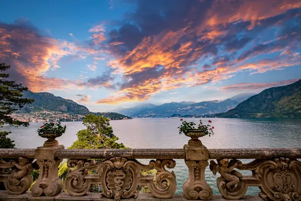 Como Gölü wiew, Bellagio yakınlarındaki, piedmonte, İtalya