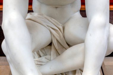 PARIS, FRANCE, Kasım 22, 2023: Orsay Müzesinin mimari detayları