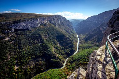 Verdon nehrinin büyük kanyonu, Provence Alps, Güney Fransa