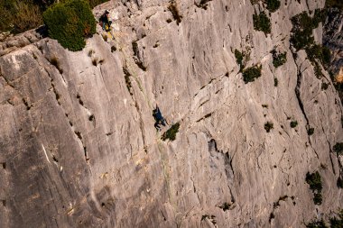Verdon nehrinin büyük kanyonu, Provence Alps, Güney Fransa