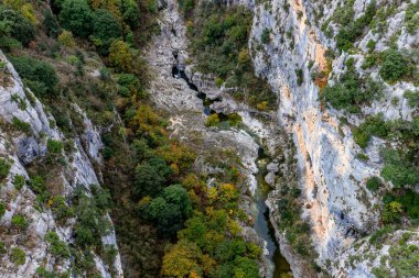Verdon nehrinin büyük kanyonu, Provence Alps, Güney Fransa