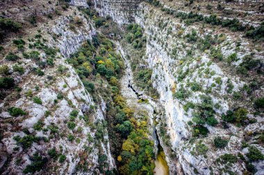 Verdon nehrinin büyük kanyonu, Provence Alps, Güney Fransa