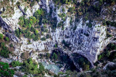Verdon nehrinin büyük kanyonu, Provence Alps, Güney Fransa