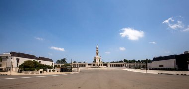 FATIMA, PORTUGAL, 21 HAZİRAN, 2017: Fatima leydimizin dış ve sığınma yerinin detayları, 21 Haziran 2017, Fatima, Portekiz