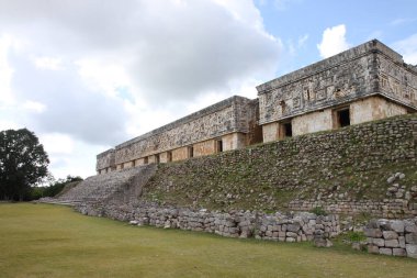 Uxmal, Yucatan, Meksika, Riviera Maya, Quintana Roo kalıntıları