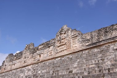Uxmal, Yucatan, Meksika, Riviera Maya, Quintana Roo kalıntıları