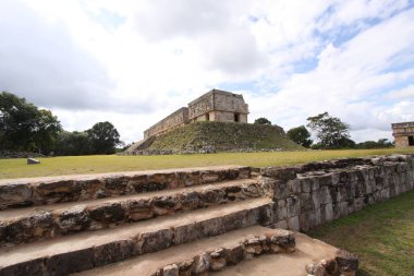 Uxmal, Yucatan, Meksika, Riviera Maya, Quintana Roo kalıntıları