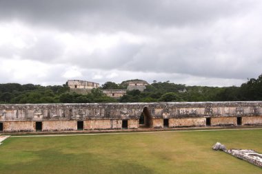 Uxmal, Yucatan, Meksika, Riviera Maya, Quintana Roo kalıntıları