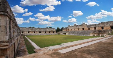 Uxmal, Yucatan, Meksika, Riviera Maya, Quintana Roo kalıntıları