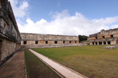 Uxmal, Yucatan, Meksika, Riviera Maya, Quintana Roo kalıntıları
