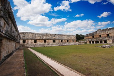 Uxmal, Yucatan, Meksika, Riviera Maya, Quintana Roo kalıntıları