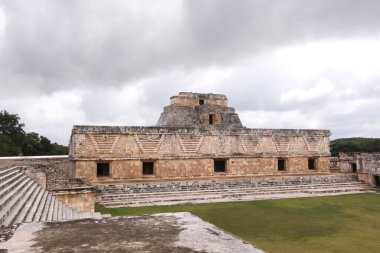 Uxmal, Yucatan, Meksika, Riviera Maya, Quintana Roo kalıntıları