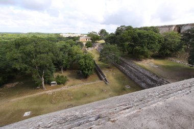 Uxmal, Yucatan, Meksika, Riviera Maya, Quintana Roo kalıntıları