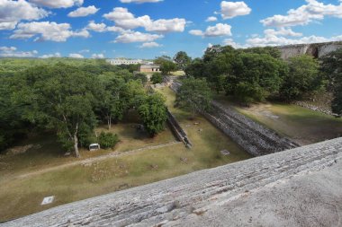 Uxmal, Yucatan, Meksika, Riviera Maya, Quintana Roo kalıntıları