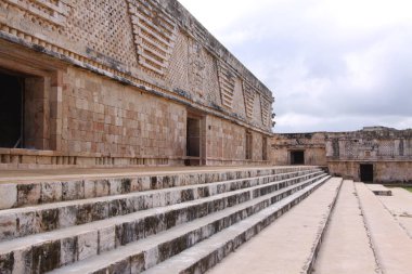 Uxmal, Yucatan, Meksika, Riviera Maya, Quintana Roo kalıntıları
