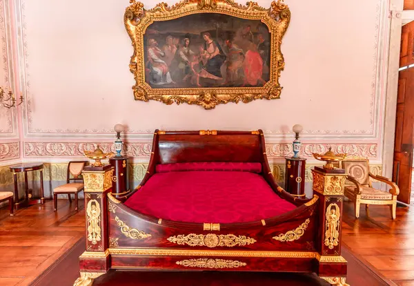 MAFRA, PORTUGAL, 13 Mart 2025, Mafra 'nın ulusal sarayının iç ve mimari detayları