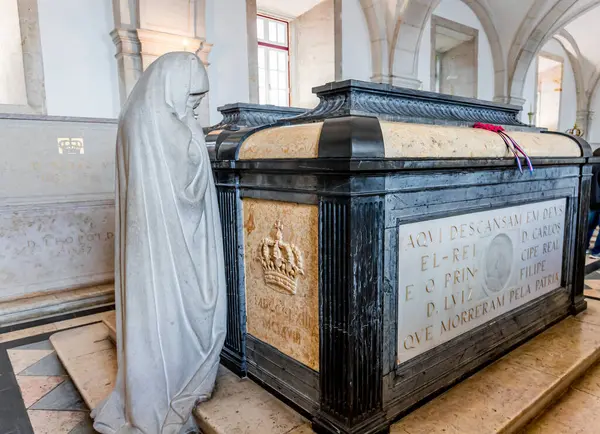 LISBON, PORTUGAL, 15 Mart 2025, Sao Vicente de Fora Manastırı, Lizbon, Portekiz