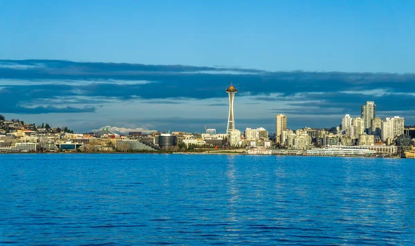 View Seattle Skyline Washington State Travel Scene — Stock Photo, Image