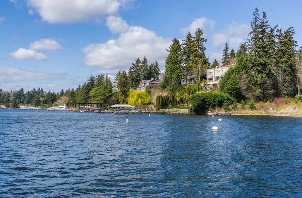 Hus Nära Meydenbauer Bay Park Bellevue Washington — Stockfoto