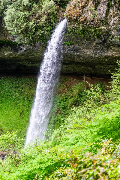 Vue Paysage Des Basses Chutes Nord Parc État Silver Falls — Photo