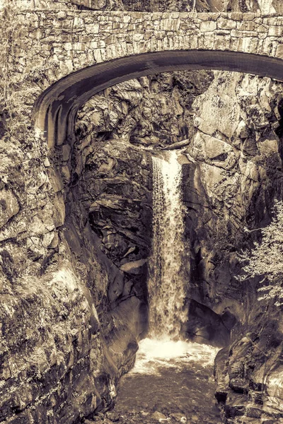 View Waterfall Highway Mount Rainier Washington State — Stock Photo, Image