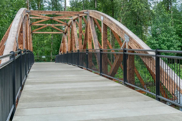 Bothell Washington Yaya Köprüsüne Giden Bir Yol — Stok fotoğraf