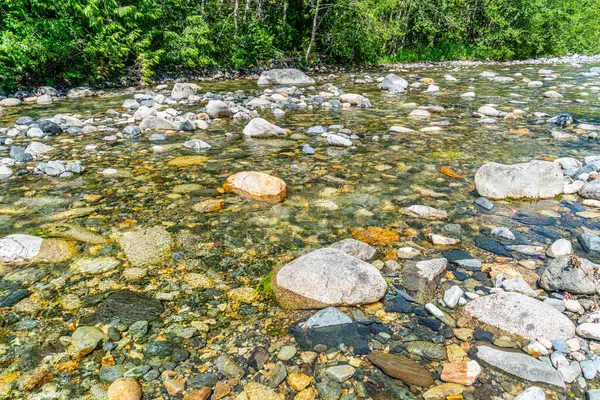 Ein Blick Auf Klares Wasser Denny Creek Bundesstaat Washington — Stockfoto