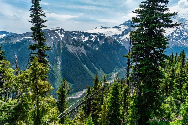 View White River Mount Rainier Washingotn State — Stock Photo, Image