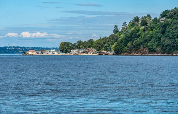 Dash Point, Washington 'daki deniz manzaralı evler.