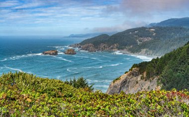 Oregon eyaletinin panoramik manzarası.