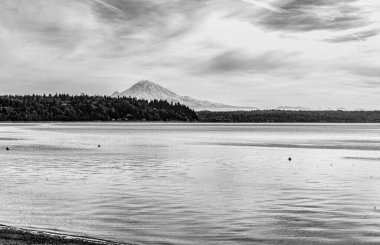 Mount Rainier Burien, Washington bir görünümünü.
