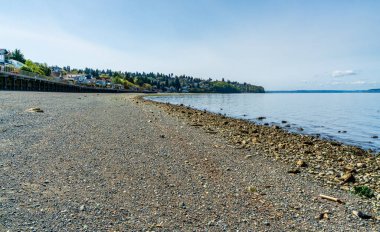 Washington 'daki Redondo Sahili' nin sahil ve sahil manzarası..