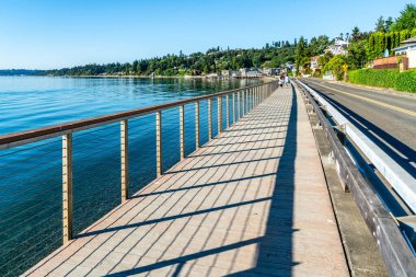 Washington 'da Redondo Sahili' nde bir sahil manzarası..