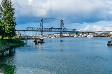 Tacoma, Washington 'daki Murray Morgan brdige manzarası..