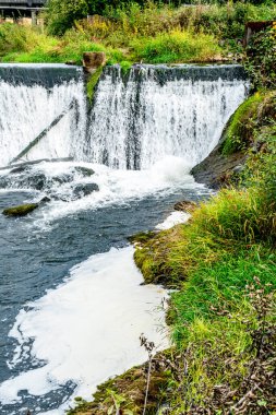 Tumwater, Washington 'da çağlayan bir şelale manzarası.