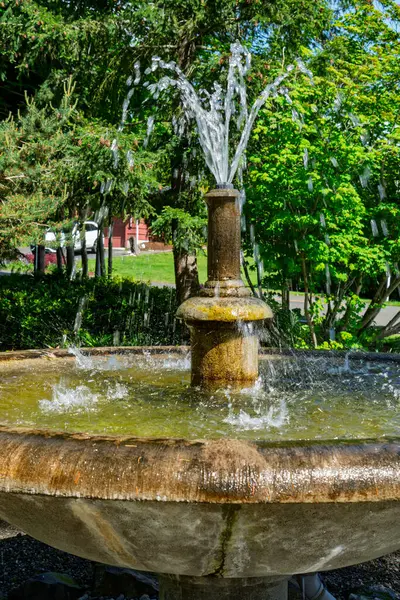 Normandiya Parkı, Washington 'daki bir çeşmenin yakın çekimi..